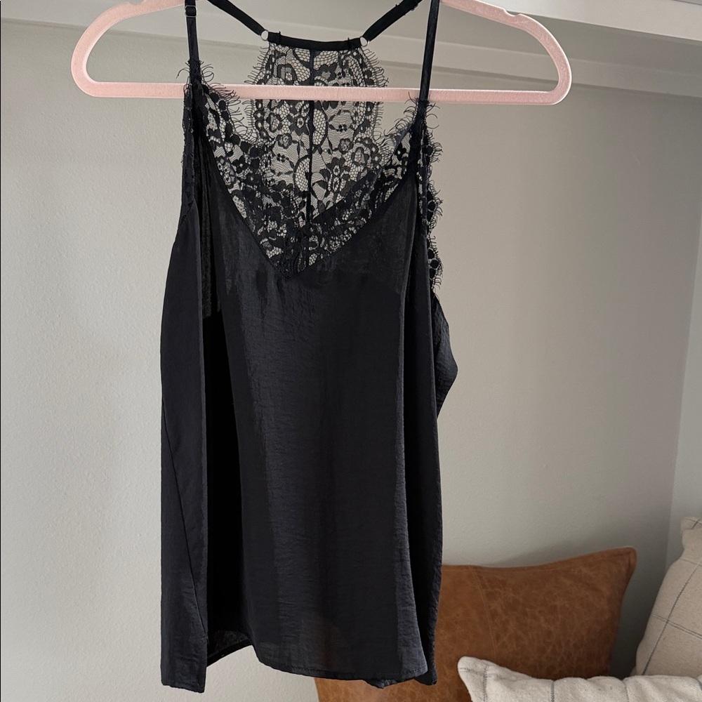 Allison Joy Evereve Black Lace Camisole
